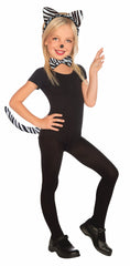 Kids Plush Zebra Costume Accessory Kit