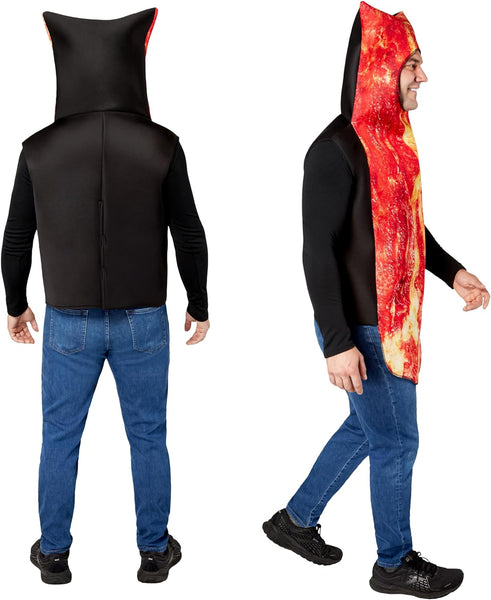 Adults Bacon Strip Costume - HalloweenCostumes4U.com - Adult Costumes