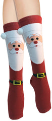 Adults Santa Christmas Socks Costume Accessory