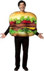Disfraz de hamburguesa con queso para adultos