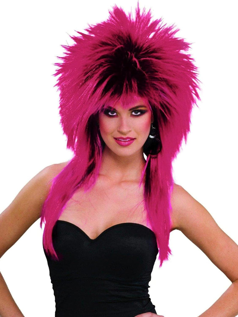 Purple 80's Spiky Rocker Wig - Rubies Costumes & Accessories - HalloweenCostumes4U.com - Accessories