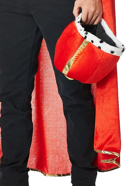 Adults Royal King Red Robe & Crown Set - HalloweenCostumes4U.com - Adult Costumes
