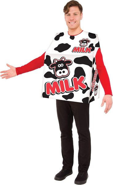 Adults Milk Carton Costume - HalloweenCostumes4U.com - Adult Costumes