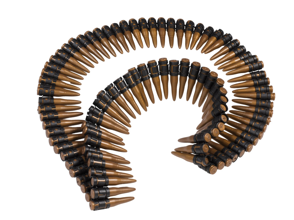 60" Molded Bullet Belt Bandolier Costume Accessory - FunWorld Costumes & Accessories - HalloweenCostumes4U.com - Accessories