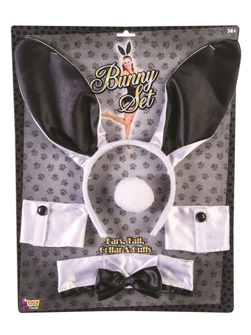Deluxe Elegant Bunny Rabbit Costume Accessory Kit - HalloweenCostumes4U.com - Costume Props & Accessories
