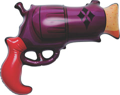 Accessoire de costume de pistolet gonflable Harley Quinn de DC Comics
