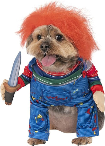 Pets Child's Play Chucky Walking Costume - HalloweenCostumes4U.com - Pet Costumes & Accessories