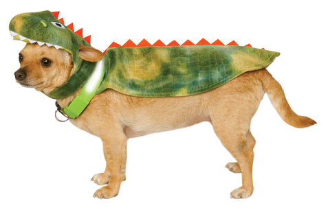 Pets Dinosaur Cape with Headpiece and Light Up Collar Costume - HalloweenCostumes4U.com - Pet Costumes & Accessories