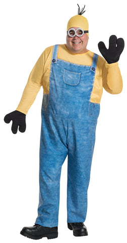 Mens Plus Size Minion Kevin Costume - HalloweenCostumes4U.com - Adult Costumes