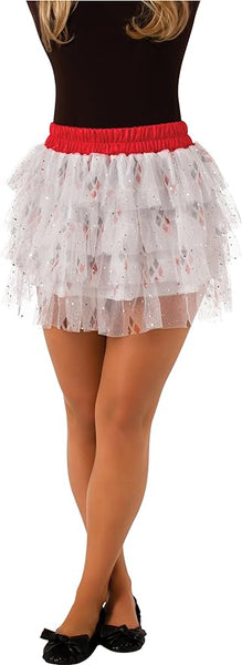 Women's Batman Harley Quinn Skirt with Sequins - HalloweenCostumes4U.com - Adult Costumes