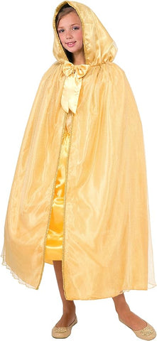 Girl's Gold Royal Princess Cape - Rubies Costumes & Accessories - HalloweenCostumes4U.com - Accessories
