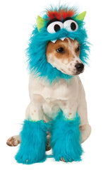 Costume de monstre bleu mignon pour animaux de compagnie