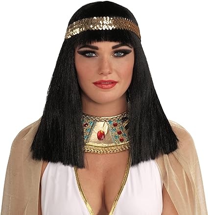 Cleopatra Wig - HalloweenCostumes4U.com - Costume Props & Accessories