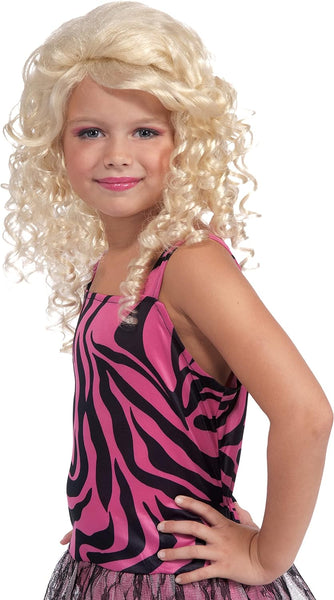 Blonde 80's Pop Star Wig - HalloweenCostumes4U.com - Costume Props & Accessories