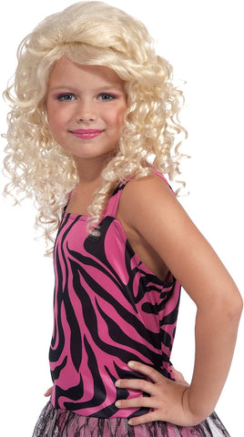 Blonde 80's Pop Star Wig