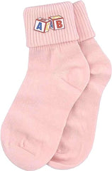 Calcetines rosas grandes para bebé