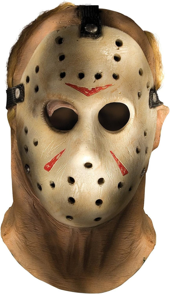 Friday the 13th Jason Voorhees Overhead Latex Hockey Mask - Rubies Costumes & Accessories - HalloweenCostumes4U.com - Accessories