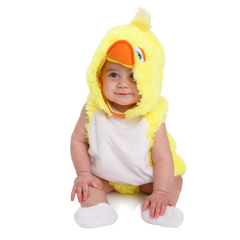 Infants/Toddlers Yellow Baby Duck Costume