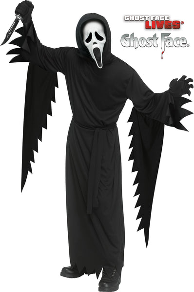Teens Scream Ghost Face Costume - FunWorld Costumes & Accessories - HalloweenCostumes4U.com - Adult Costumes