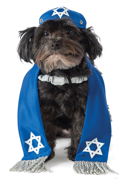 Pets Yarmulke and Tallis Costume Accessory - HalloweenCostumes4U.com - Pet Costumes & Accessories