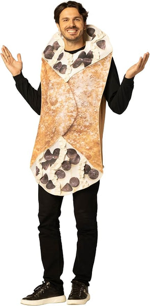 Adults Holy Cannoli Costume size chart and measurements