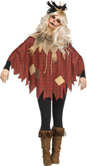 Adults Scary Scarecrow Costume Poncho