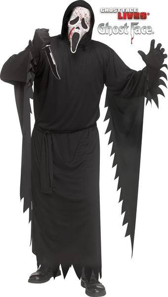 Adults Scream Blood Splatter Ghost Face Costume
