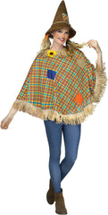 Adults Sweet Scarecrow Costume Poncho