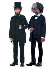 Boys Abraham Lincoln or Frederick Douglass Costume