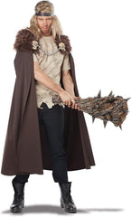 Brown Medieval Viking Warlord Cape Costume Accessory