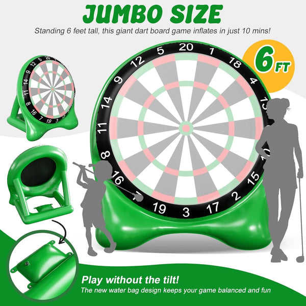 Giant Inflatable Golf Darts Outdoor Game Rental