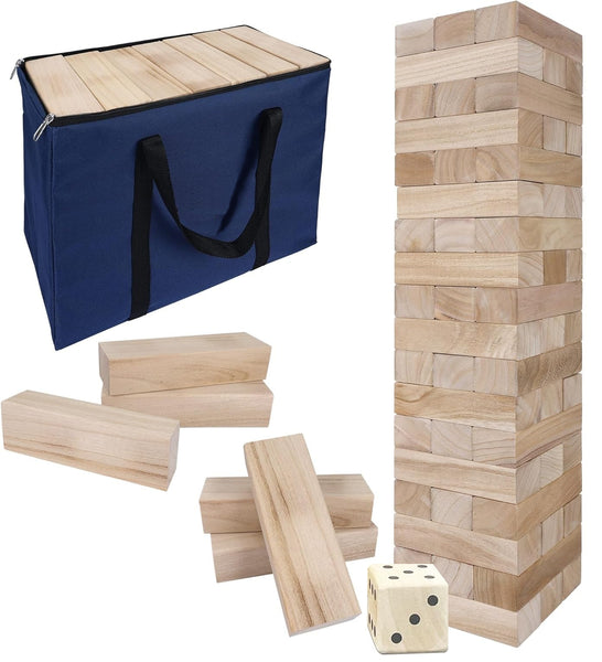 NJ RENTAL ONLY - Giant Jenga Wooden Tumble Tower Rental