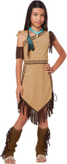 Girls Native American Princess Costume Dress
