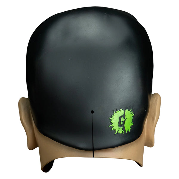 Goosebumps Night of the Living Dummy Slappy the Dummy Vinyl Costume Mask back view