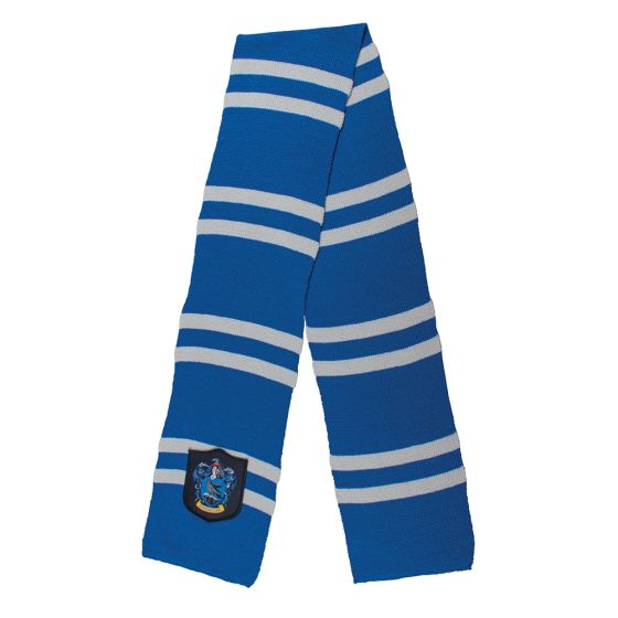 Harry Potter Ravenclaw Scarf Costume Accessory
Features blue and gray striped 60" x 7" knit scarf with Ravenclaw crest