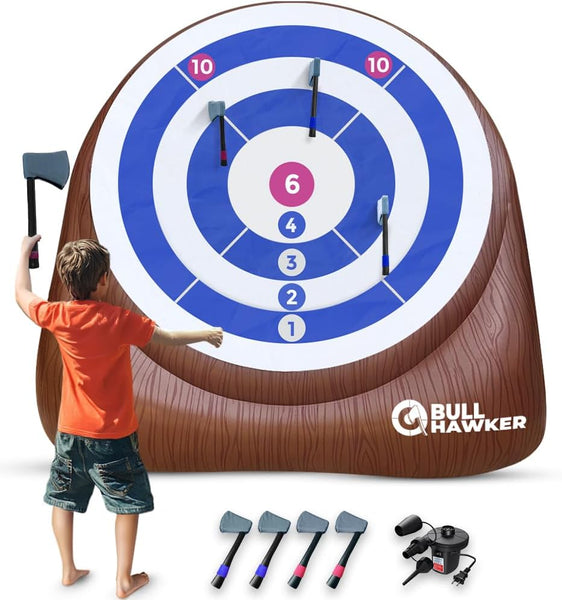 Giant Inflatable Axe Throwing Outdoor Game Rental