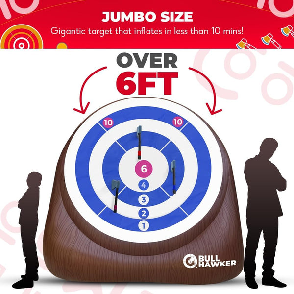 Giant Inflatable Axe Throwing Outdoor Game Rental