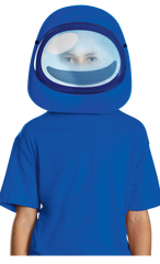 Kids Among Us Blue Impostor Costume Mask