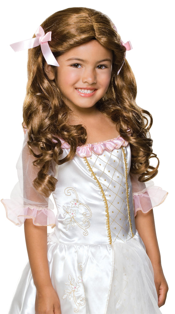 Kids Brown Gracious Princess Wig