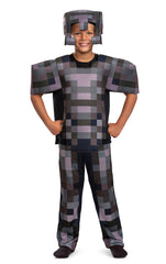 Kids Minecraft Deluxe Netherite Armor Costume