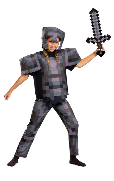 Kids Minecraft Deluxe Netherite Armor Costume