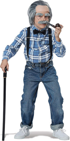 Kids Old Man Costume Accessory Kit