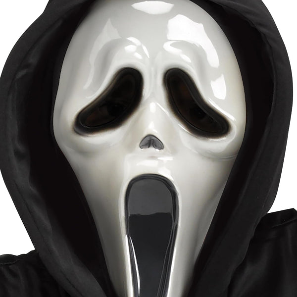 Close up of the bleeding mask when blood is not pumped by the hand‑held pump system 
