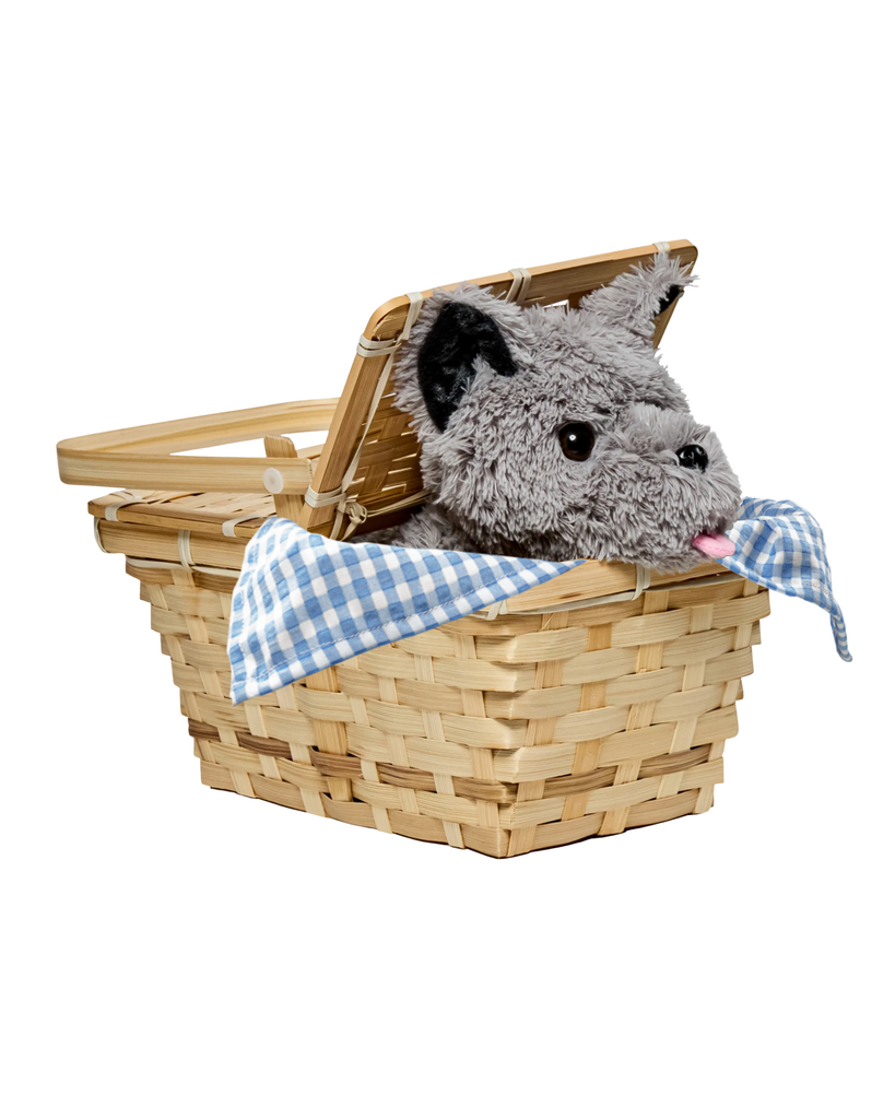 Puppy in a Basket Costume Prop Accessory