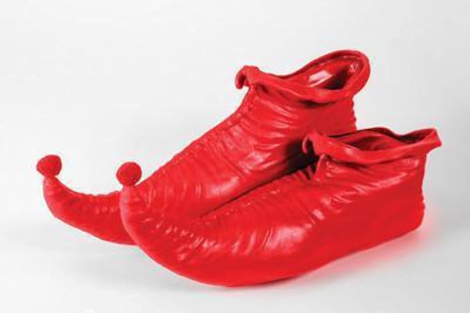 Costume Elf Shoes Red or Green Costume Elf Shoes
