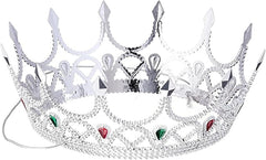 Silver Royal Queen Crown Costume Accessory