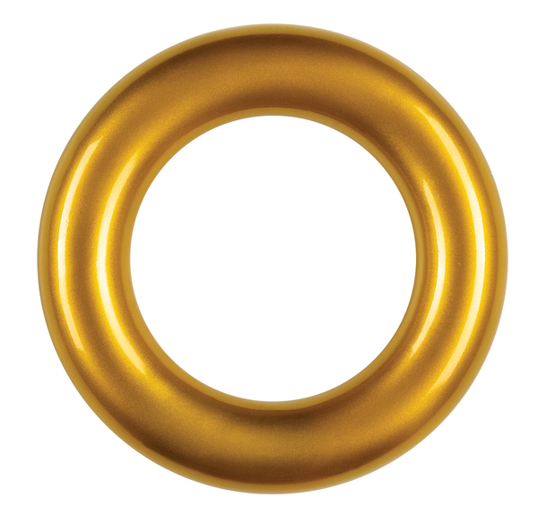 Sonic the Hedgehog Golden Ring Costume Prop Accessory featuring an oversized circular ring prop designed with a smooth, rounded shape and a gold metallic finish, capturing the instantly recognizable look of Sonic’s iconic in‑game rings. 