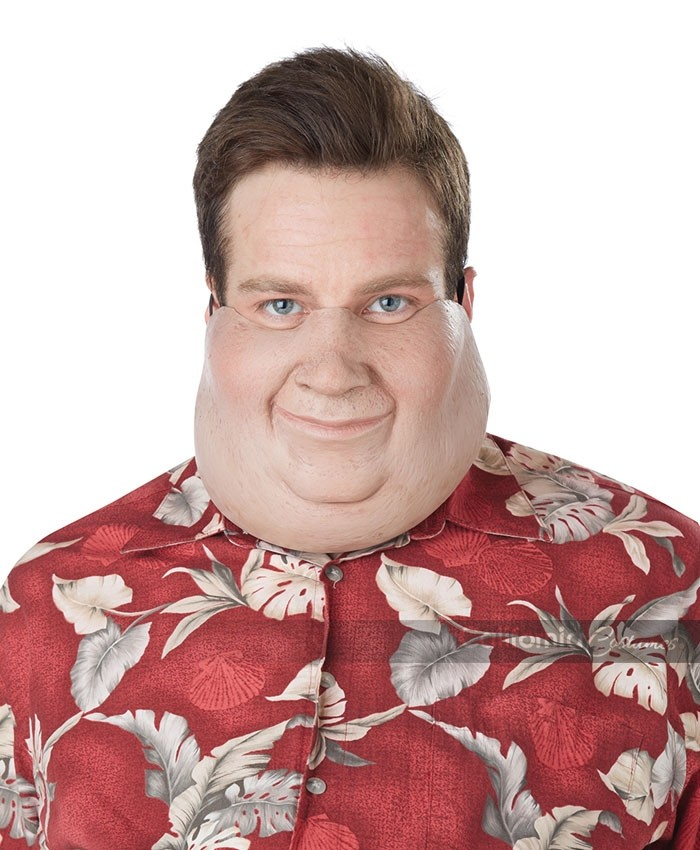 Super Size Double Chin Costume Mask