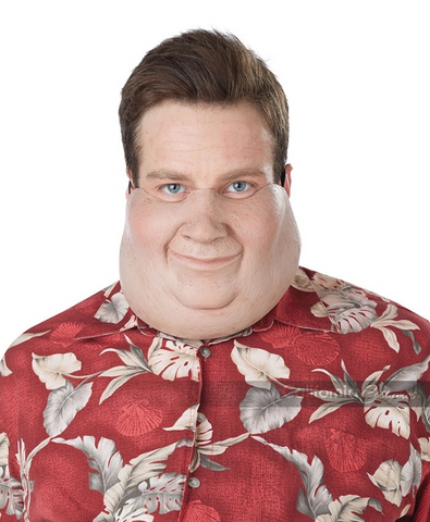 Super Size Double Chin Costume Mask