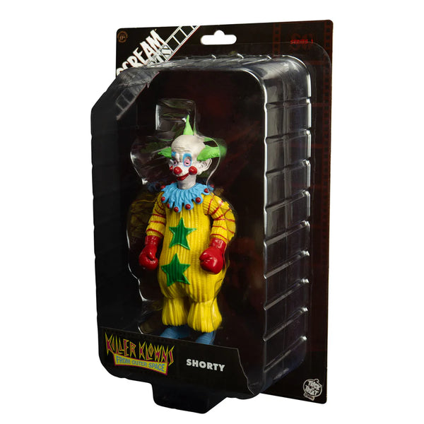 Killer Klowns from Outer Space Shorty 8 inch figure in Scream Greats packaging side profile